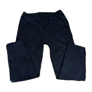 Sunderland Golf Rain Pants Mens Medium Black Waterproof Made Scotland